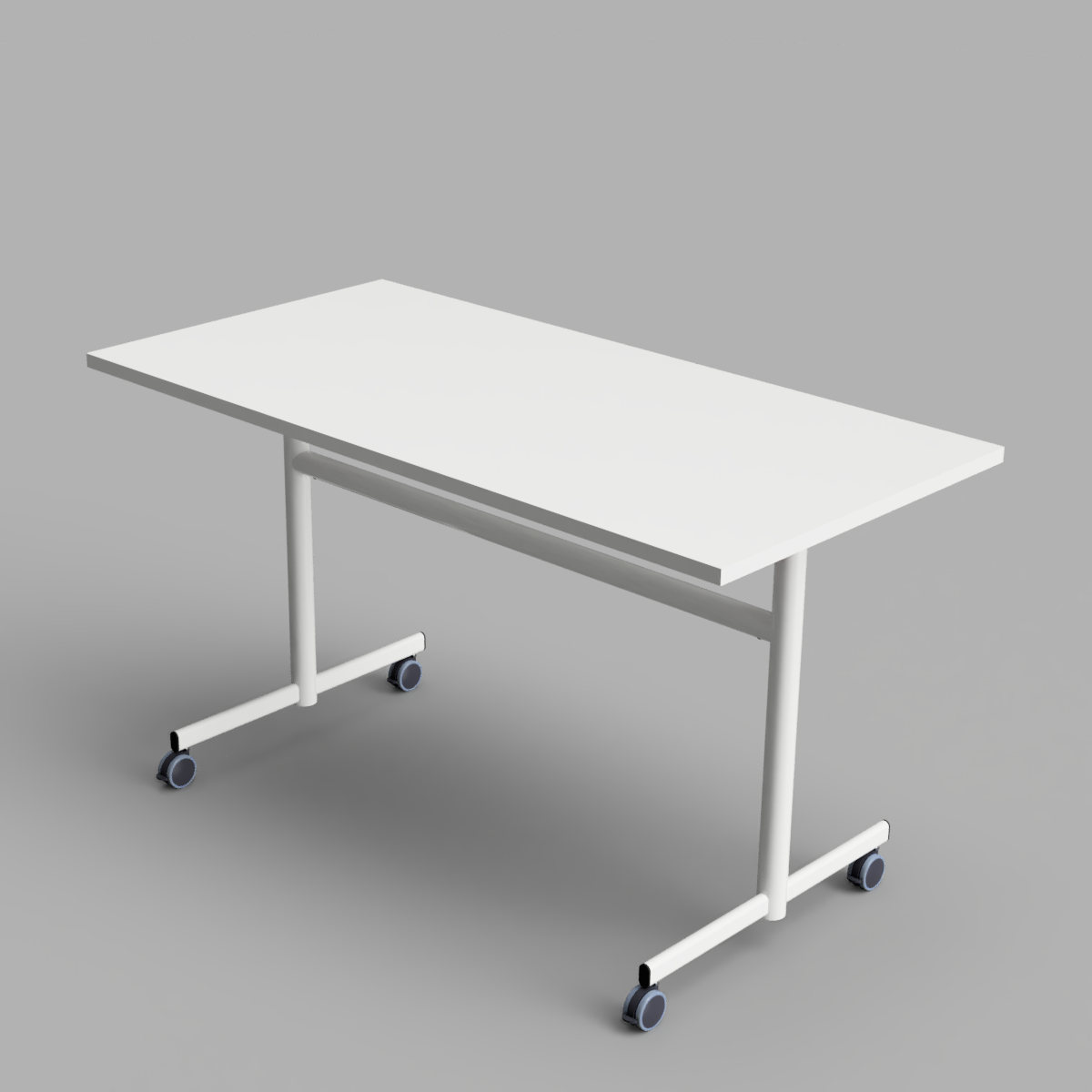 OIVAPALVELUT. OIVA flip esteetön yleispöytä tai ruokapöytä taittuvalla kannella, kun pöytää ei tarvita, pöydän kansi voidaan kääntää yläasentoon jonka jälkeen pyörillä varusteltu pöytä voidaan siirtää varastoon.