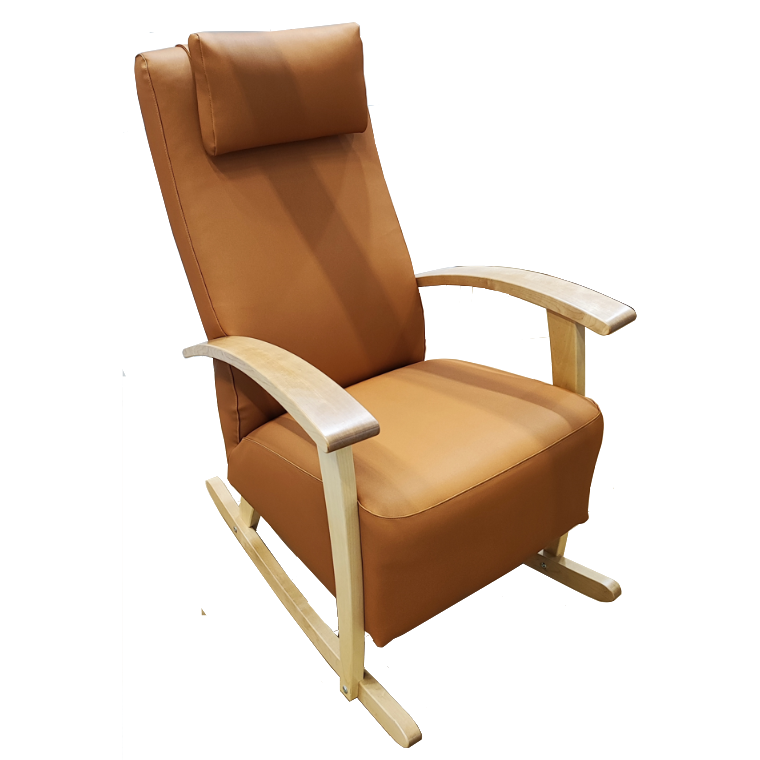 OSKU keinutuoli / seniorikeinutuoli, kiinteä  tai irrotettava verhoilu myös antibakteerisia verhoiluvaihtoehtoja