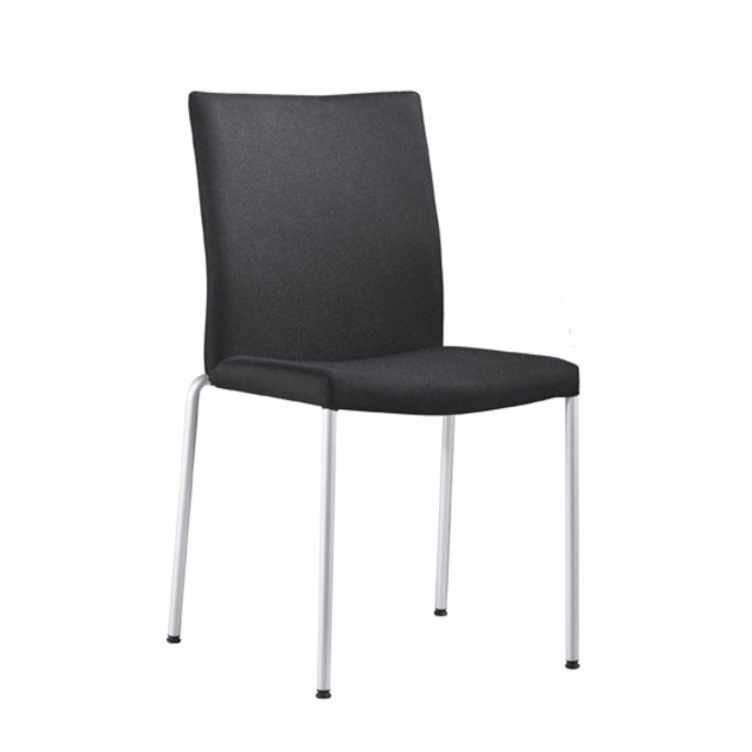 OIVAPALVELUT. OIVA edullinen, tukeva verhoiltu asiakastuoli tai neuvottelutuoli. Tuolin runko metallia ja kestävän verhoilun väriksi voi valita joko tyylikkään mustan tai hillityn harmaan